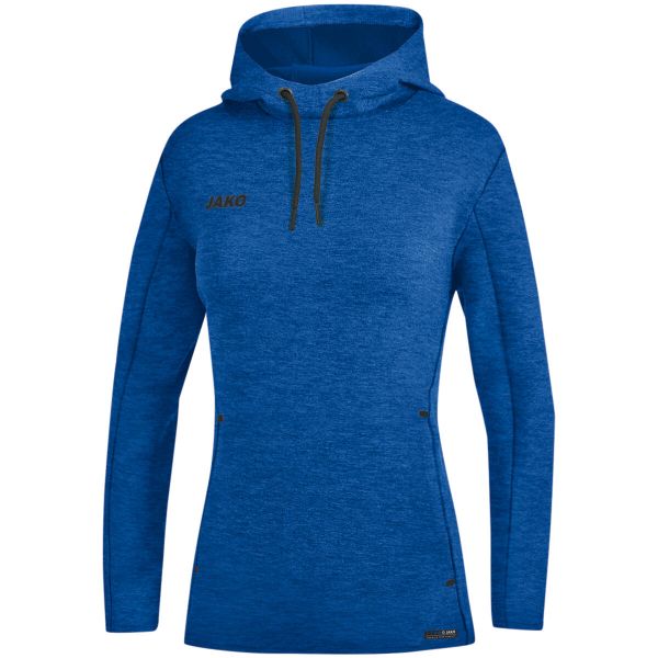 Damska bluza z kapturem Jako Premium Basics. Niebieskie bluzy damskie Jako, s, bez wzorów, z dresówki, z kapturem. Za 271.10 zł.