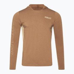 Longsleeve męski Hurley H2O-Dri Atticus II. Czarne bluzki z długim rękawem męskie Hurley, m, bez wzorów, bez kołnierzyka. Za 169.99 zł.