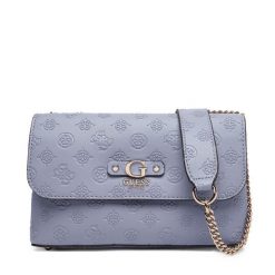 Torebka Guess. Niebieskie torebki do ręki damskie Guess, z aplikacjami, klasyczne, bez dodatków. Za 589.99 zł.