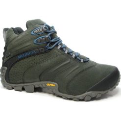 MERRELL Buty męskie Chameleon II Wtpf Mid Leather zielone r. 44.5 (J09377). Trekkingi męskie marki Merrell. Za 448.00 zł.