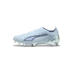 Buty piłkarskie Puma Ultra Ultimate FG. Białe buty sportowe męskie Puma, bez zapięcia, do piłki nożnej. Za 971.50 zł.