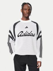 Adidas Bluza House Of Tiro Knitted KF4816 Biały Loose Fit. Białe bluzy męskie Adidas, m, bez wzorów, z syntetyku, bez kaptura. Za 529.99 zł.