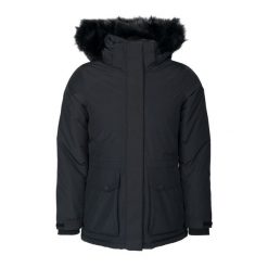 Kurtka turystyczna damska CMP Parka Zip Hood przeciwdeszczowa. Czarne kurtki damskie CMP, m, bez wzorów, bez kaptura. Za 599.99 zł.