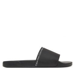 Klapki Calvin Klein. Czarne klapki męskie Calvin Klein. Za 209.99 zł.