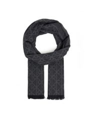 Calvin Klein Szalik LV04D8064G Czarny. Czarne rękawiczki męskie Calvin Klein, bez wzorów, z materiału. Za 209.99 zł.