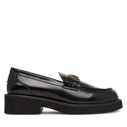 Loafersy Furla. Czarne mokasyny damskie Furla. Za 1,014.00 zł.