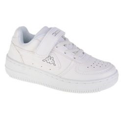 Buty do chodzenia dziewczęce, Kappa Bash K. Białe buty sportowe dziewczęce Kappa, bez wzorów, z gumy, bez zapięcia, trekkingowe. Za 164.34 zł.