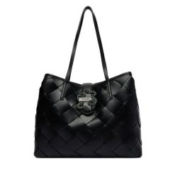 Torebka Just Cavalli. Czarne torebki do ręki damskie Just Cavalli, bez wzorów, klasyczne, bez dodatków. Za 939.99 zł.