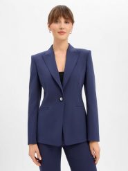 HUGO Marynarka - Abire Kobiety Sztuczne włókno niebieski, 34. Niebieskie żakiety damskie Hugo, bez wzorów, z włókna, eleganckie. Za 849.95 zł.
