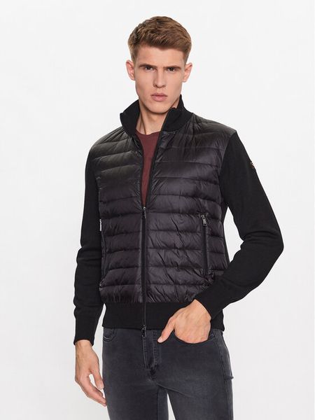 Paul&Shark Kurtka puchowa 12311223 Czarny Regular Fit. Czarne kurtki męskie PAUL&SHARK, m, bez wzorów, z puchu, bez kaptura. Za 2,129.00 zł.