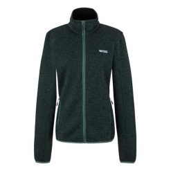 Kurtka polarowa z pełnym zamkiem damska Regatta Newhill. Szare kurtki damskie Regatta, bez wzorów, z dzianiny, bez kaptura. Za 169.99 zł.