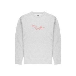 Bluza sportowa męska Poler Scuba Steve. Szare bluzy męskie POLER, l, bez wzorów, z bawełny, bez kaptura. W wyprzedaży za 184.00 zł.