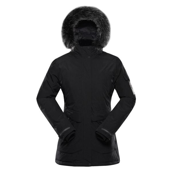 Kurtka damska zimowa wodoodporna Alpine Pro Werda 2. Czarne kurtki damskie Alpine Pro, na zimę, bez wzorów, bez kaptura, trekkingowe. W wyprzedaży za 629.00 zł.