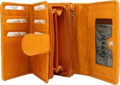 Rovicky Skórzany damski portfel Rovicky R-615-DDW NoSize. Portfele damskie ROVICKY, bez wzorów. Za 181.93 zł.