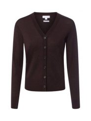 Brookshire sweter z wełny merynosowej Kobiety drobna dzianina brązowy, M. Brązowe kardigany damskie brookshire, m, bez wzorów, z dzianiny. Za 299.95 zł.