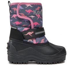 Śniegowce KangaRoos. Czerwone śniegowce dziewczęce KangaRoos, bez zapięcia. Za 219.99 zł.
