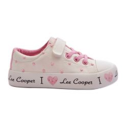 Trampki Dziewczęce Lee Cooper LCW-24-02-2159 Białe. Białe trampki i tenisówki dziewczęce bez wzorów, z gumy, bez zapięcia. Za 182.49 zł.