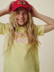 4F TSHIRT 140 (9-10 lat). Żółte t-shirty i topy dla dziewczynek 4f, bez wzorów, z bawełny, bez ramiączek. Za 39.99 zł.