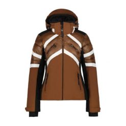 Damska kurtka narciarska Luhta. Brązowe kurtki snowboardowe damskie Luhta, l, bez wzorów, z materiału, długie, bez kaptura, do jazdy konnej. Za 1,612.99 zł.