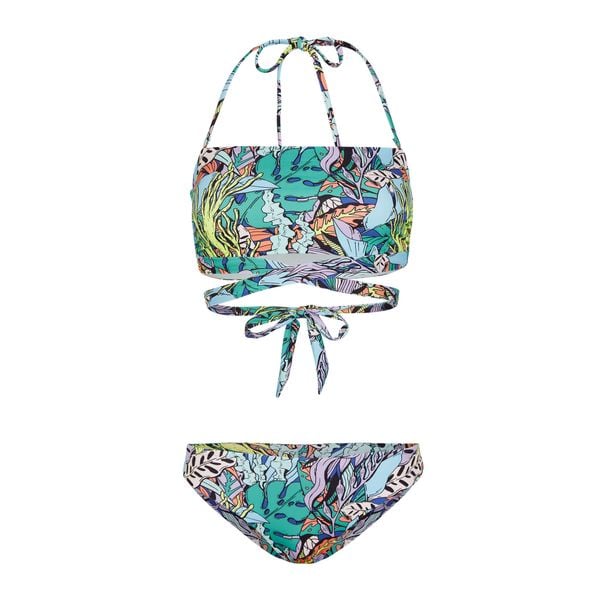 Strój kąpielowy dwuczęściowy damski O'Neill Jen Maoi Bikini. Niebieskie bikini damskie O'Neill, na lato, m, bez wzorów. Za 169.99 zł.
