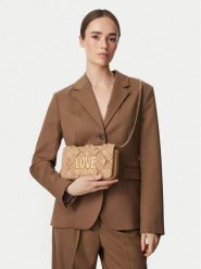 LOVE MOSCHINO Torebka JC4131PP1PL1010A Beżowy. Brązowe torebki do ręki damskie Love Moschino, bez wzorów, ze skóry, wizytowe, bez dodatków. Za 839.99 zł.