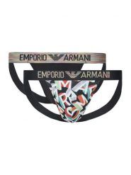 Emporio Armani Underwear Komplet slipów Jock Strap EM000257 AF10798 MC104 Kolorowy. Slipki męskie Emporio Armani Underwear, m, bez wzorów, z bawełny. Za 239.99 zł.