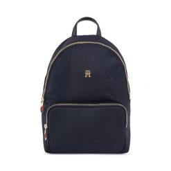 Plecak Tommy Hilfiger. Niebieskie plecaki damskie Tommy Hilfiger, bez wzorów. Za 279.99 zł.