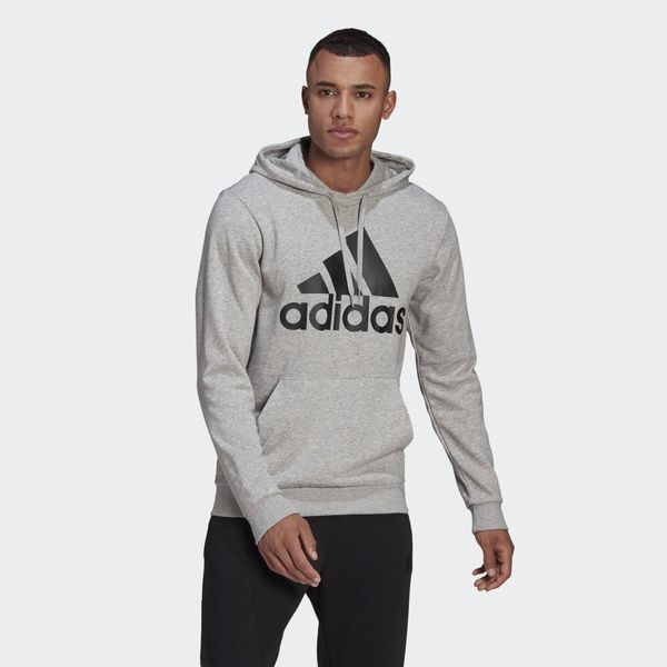 Bluza z kapturem adidas Essentials Big Logo. Czarne bluzy męskie Adidas, m, bez wzorów, z bawełny, z kapturem, na fitness i siłownię. Za 194.99 zł.