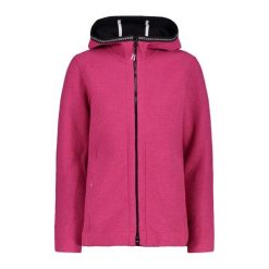 Bluza damska z kapturem CMP. Czarne bluzy damskie CMP, bez wzorów, z dresówki, z kapturem. Za 590.75 zł.