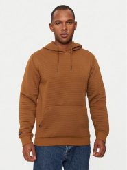 INDICODE Bluza Yalom 55-677 Brązowy Regular Fit. Brązowe bluzy męskie INDICODE, m, bez wzorów, z bawełny, bez kaptura. Za 129.99 zł.