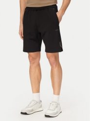 BOSS Szorty sportowe Hecon Active 50531225 Czarny Regular Fit. Czarne krótkie spodenki sportowe męskie Boss, m, bez wzorów, z syntetyku. Za 599.99 zł.
