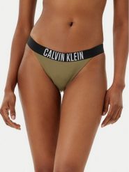 Calvin Klein Swimwear Dół od bikini KW0KW02857 Zielony. Zielone bikini damskie Calvin Klein Swimwear, xl, bez wzorów. Za 119.99 zł.