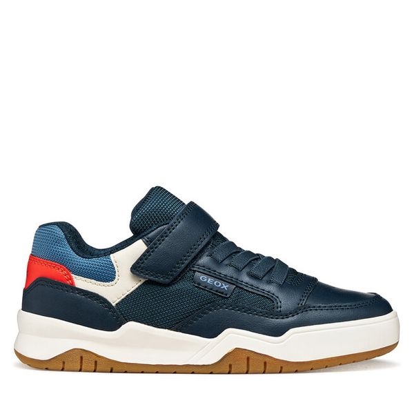 Sneakersy Geox. Niebieskie trampki i tenisówki chłopięce Geox, bez wzorów, bez zapięcia. Za 183.99 zł.