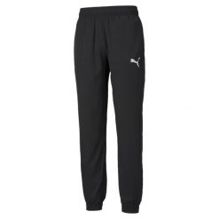 Męskie szorty z tkaniny Active PUMA Black. Czarne buty sportowe męskie Puma, m, bez wzorów, z tkaniny, na fitness i siłownię. Za 216.50 zł.