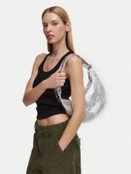 Adidas Torebka Adicolor Half Crescent Bag Metallic Pu KR1562 Srebrny. Szare torebki do ręki damskie Adidas, bez wzorów, ze skóry, bez dodatków. Za 179.99 zł.