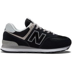 Buty męskie New Balance ML574EVB - czarne. Czarne buty sportowe męskie New Balance, z gumy, bez zapięcia. Za 499.99 zł.