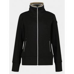 Sweter damski Luhta Ingby. Czarne swetry damskie Luhta, s, bez wzorów, z materiału, sportowe, bez kołnierzyka, bez ramiączek, bez kaptura. Za 399.00 zł.