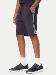 Guess Szorty sportowe Z6YD05 K5008 Granatowy Regular Fit. Niebieskie krótkie spodenki sportowe męskie Guess, m, z aplikacjami, z syntetyku. Za 344.99 zł.