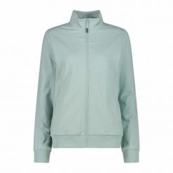Damska bluza zapinana na zamek CMP. Zielone bluzy damskie CMP, bez wzorów, bez kaptura. Za 260.10 zł.