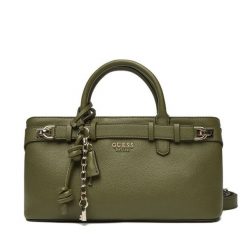 Torebka Guess. Zielone torebki do ręki damskie Guess, z aplikacjami, klasyczne, bez dodatków. Za 479.99 zł.