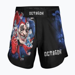 Spodenki treningowe męskie Octagon Joker MMA. Czarne krótkie spodenki sportowe męskie OCTAGON, m, bez wzorów, z materiału. Za 149.99 zł.
