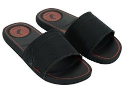 Buty klapki męskie Rider Start Slide Ad. Czarne klapki męskie Rider, z materiału, klasyczne. Za 99.00 zł.