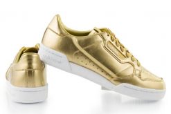 Buty sportowe damskie Adidas Continental 80 złote. Żółte obuwie sportowe damskie Adidas, bez wzorów, z gumy, trekkingowe. Za 494.60 zł.