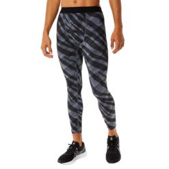 Leginsy sportowe męskie ASICS Wild Camo 7/8 Training Tight. Szare legginsy sportowe męskie Asics, m, bez wzorów, z elastanu, do biegania. Za 169.99 zł.
