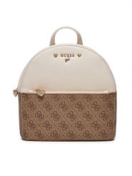 Guess Plecak J4RZ34 WFEN0 Beżowy. Brązowe torby i plecaki dziecięce Guess, ze skóry. Za 269.99 zł.