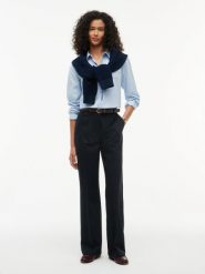 Tommy Hilfiger Spodnie Kobiety wiskoza (100%) niebieski, 40. Niebieskie spodnie materiałowe damskie Tommy Hilfiger, bez wzorów, z wiskozy. Za 529.95 zł.