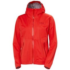 Damska kurtka wodoodporna Helly Hansen Momentum 3L Stretch. Czerwone kurtki sportowe damskie Helly Hansen, l, bez wzorów, bez kaptura, trekkingowe. Za 1,025.00 zł.