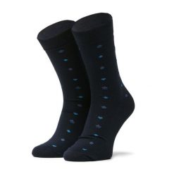 Skarpety długie Lasocki. Niebieskie skarpety męskie Lasocki, bez wzorów. Za 14.99 zł.