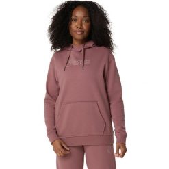 Bluza damska z kapturem Asics Logo OTH. Czerwone bluzy sportowe damskie Asics, s, bez wzorów, z bawełny, z kapturem, na fitness i siłownię. Za 302.00 zł.