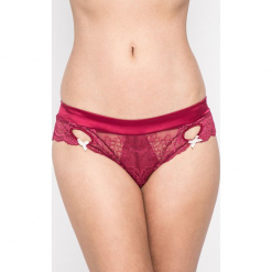 Heidi Klum Intimates - Figi Zoe. Różowe figi damskie Heidi Klum Intimates, z elastanu. W wyprzedaży za 59.90 zł.